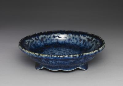 图片[2]-Pot stand with splashed blue glaze imitating Xuande ware, Qing dynasty, Yongzheng reign, 1723-1735-China Archive